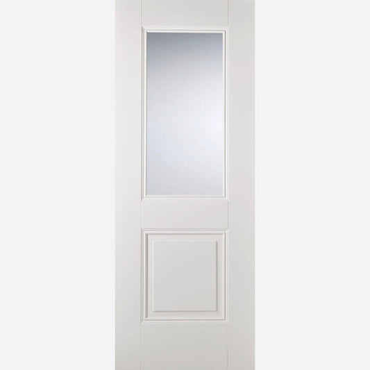 Arnhem 1L Glazed White Primed Doors