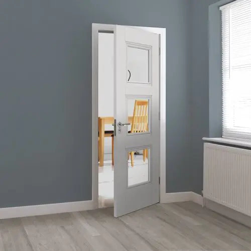 Catton Glazed White Internal Door