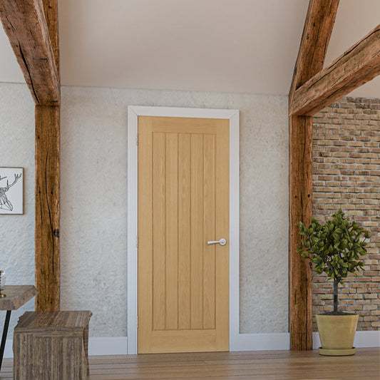 Cottage Unfinished Oak - Interior oak Doors