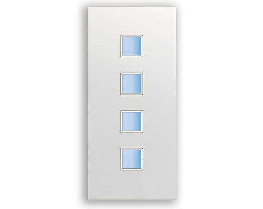 FD30 FLUSH VISION PANEL - PRIMED FLUSH