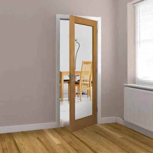 Fuji Oak Glazed Internal Door