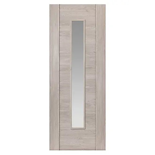 Alabama Light Grey Glazed Laminate Internal Door
