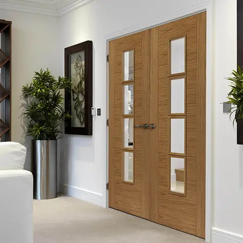 Bela Oak Glazed Internal Door