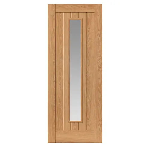 Hudson Oak Glazed Laminate Internal Door