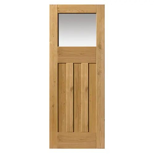Rustic Oak DX Glazed Internal Door