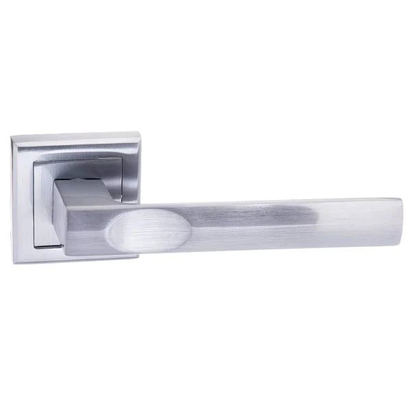 Kansas Satin Chrome - Handle Pack - Bathroom Lock