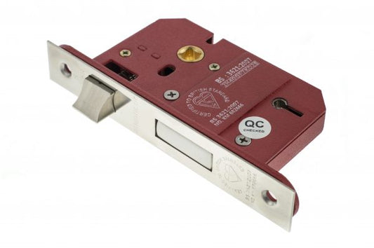 Atlantic - 5 Lever Key Sashlock - 3" Polished Chrome