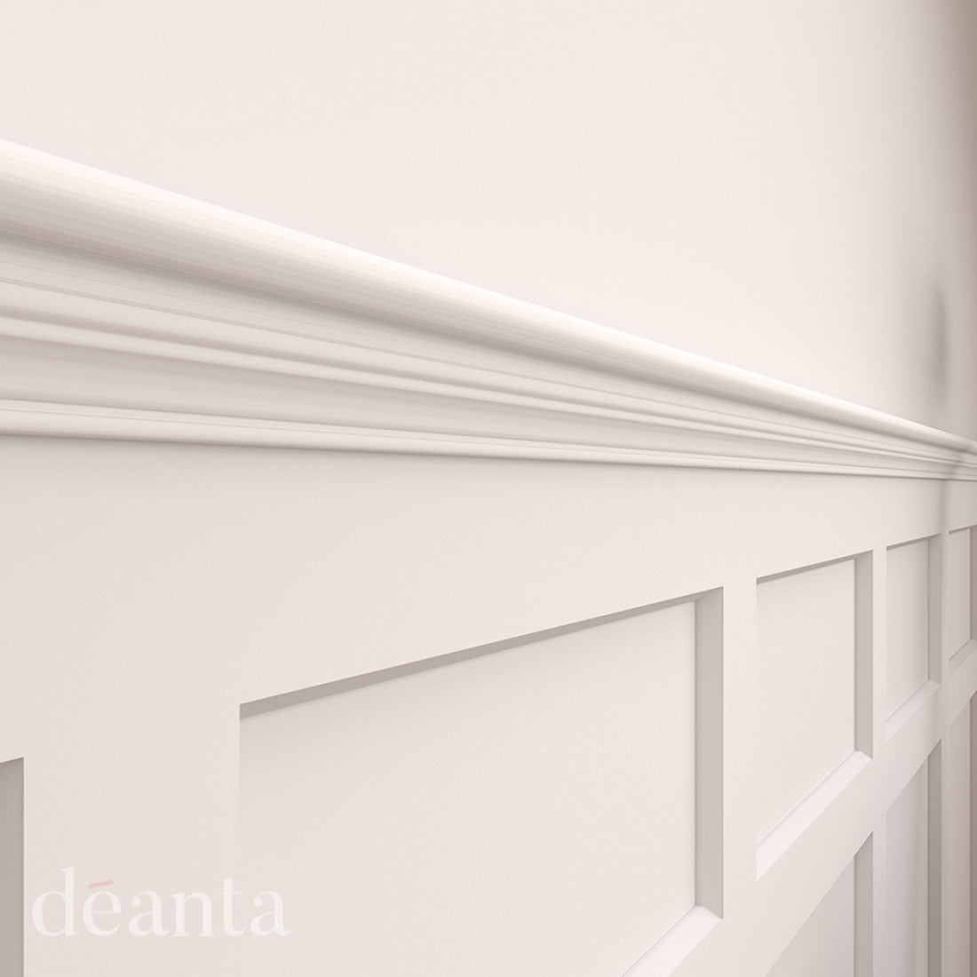 White Primed Bullnose Moulding