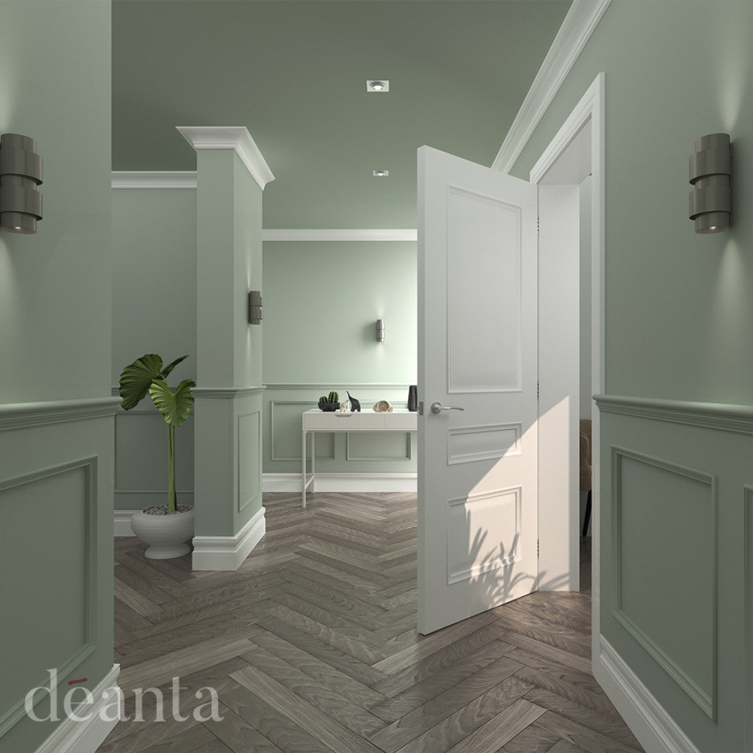 White Primed Bullnose Moulding