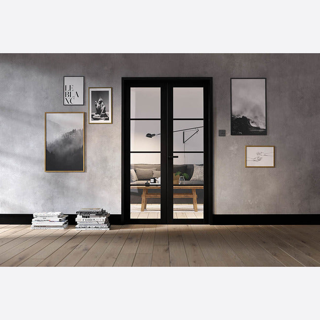 ROOM DIVIDER BLACK SOHO W4