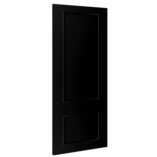 Sandringham Black Prefinished Door FD30