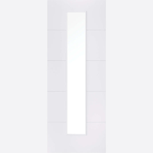 Santandor 1L Glazed White Primed Doors