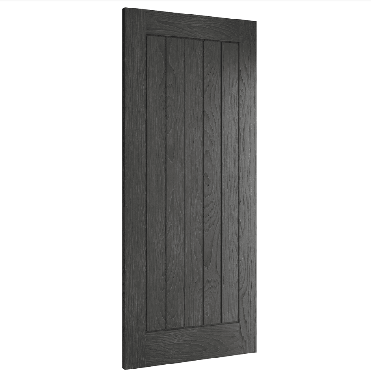 Ely Brushed Black Oak Doors