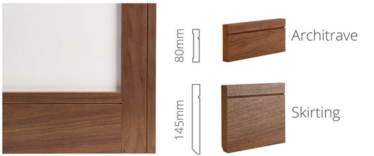 Shaker Skirting & Architrave Walnut