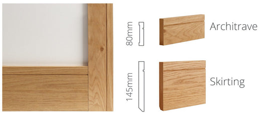 Shaker Skirting & Architrave Oak