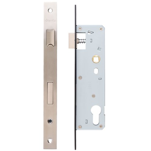 Slim Euro Profile Sash Lock, Stainless Steel