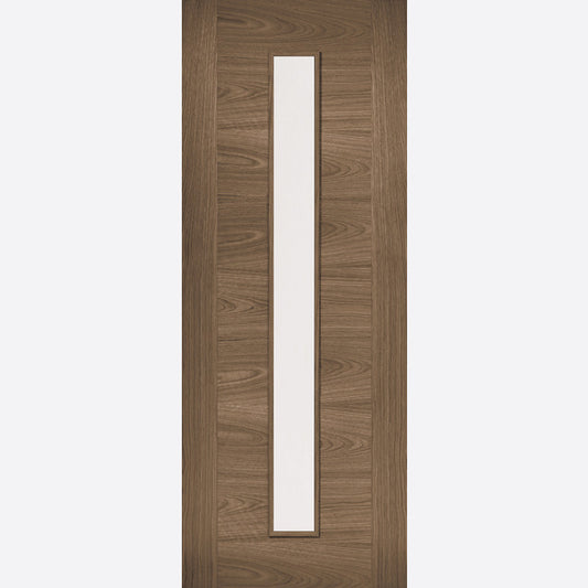 Sofia 1L Glazed Pre-finished Walnut Doors