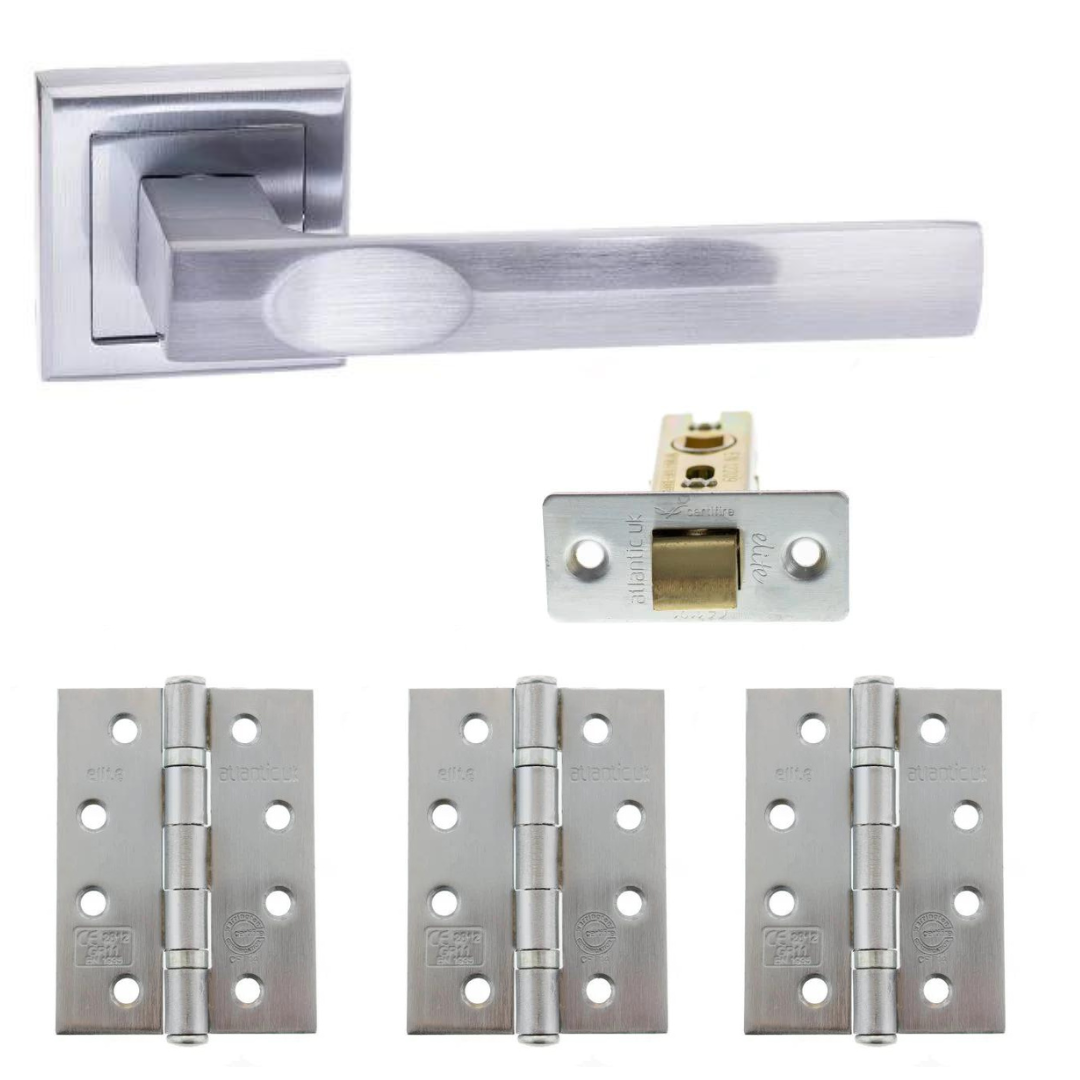 Kansas Handle Pack - Satin Chrome