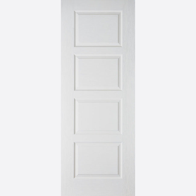 WHITE MOULDED CONTEMPORARY 4P