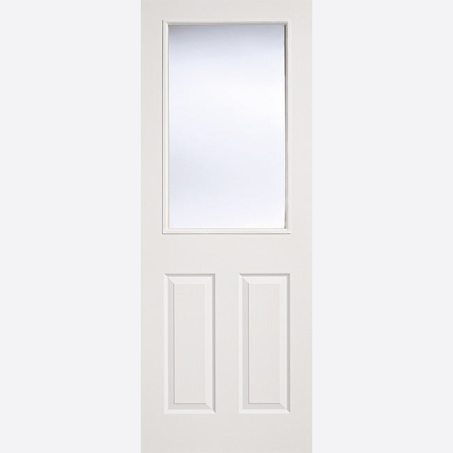 WHITE MOULDED GLAZED 2P-1L Doors