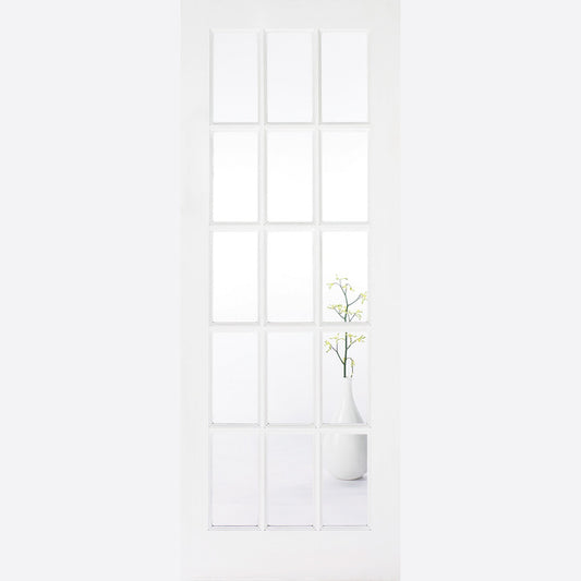SA 15L Glazed White Primed Doors