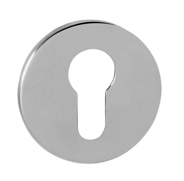 Tupai Exclusivo 5S Line Euro Escutcheon - Polished Chrome