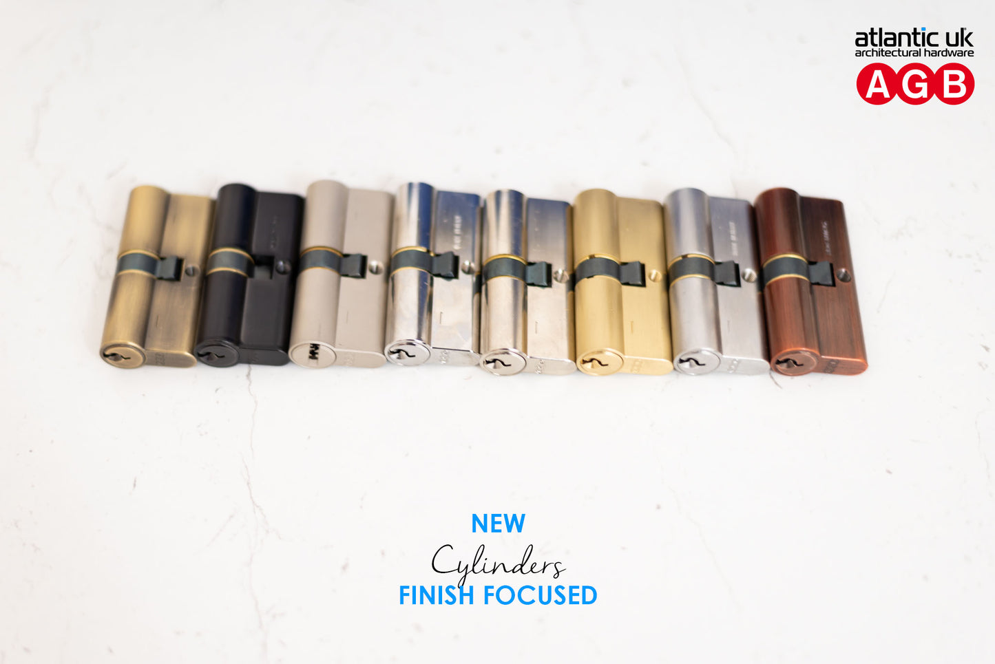 Euro Profile 5 Pin Double Cylinder Keyed Alike - Copper
