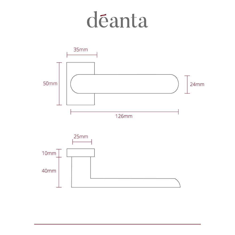 Juno Matt Black Finish Handle
