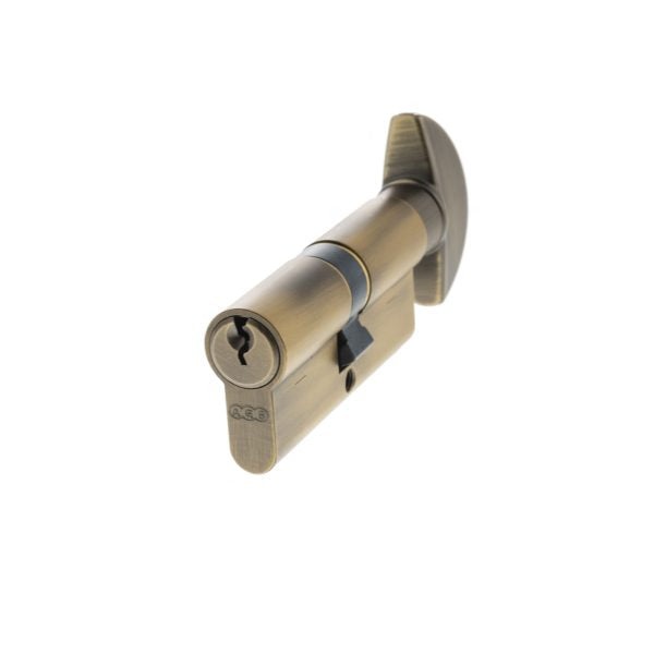 Euro Profile 5 Pin Cylinder - Matt Antique Brass