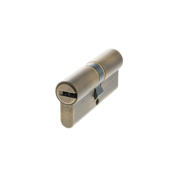 Euro Profile 15 Pin Double Cylinder - Matt Antique Brass