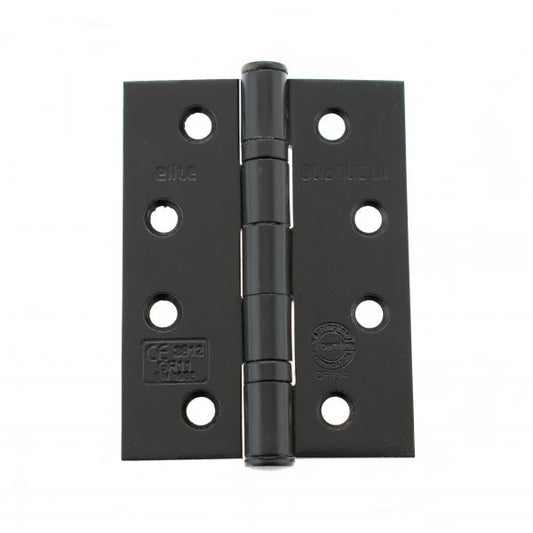 Ball Bearing Hinges - Pack of two - Matt Black (Fire Rated)