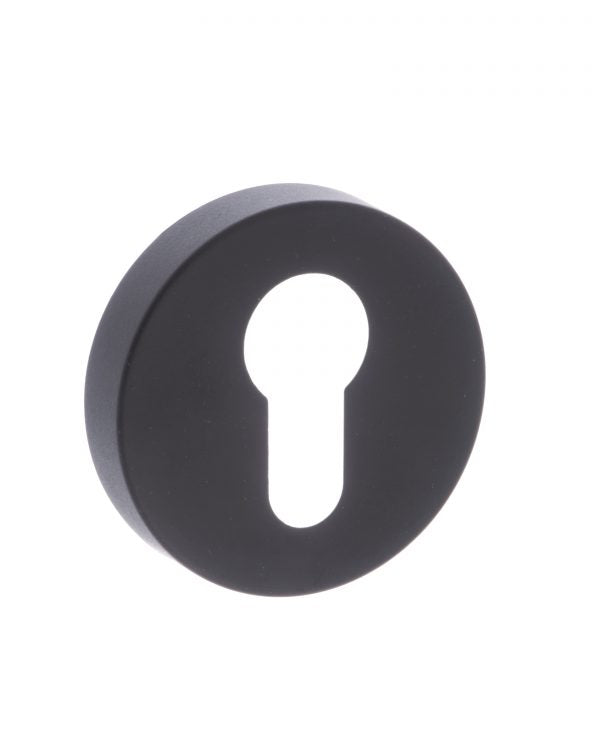 Status Round Escutcheons - Matt Black