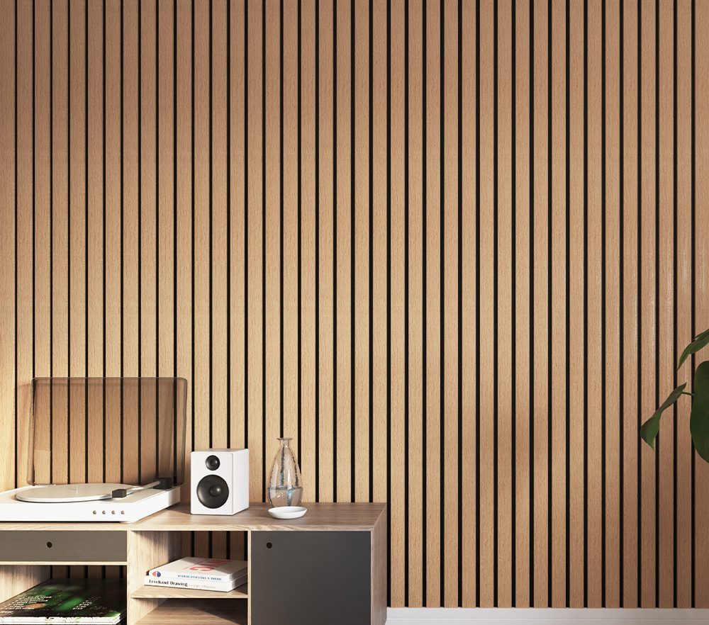 Immerse Acoustic Panelling Prefinished Oak PLUS