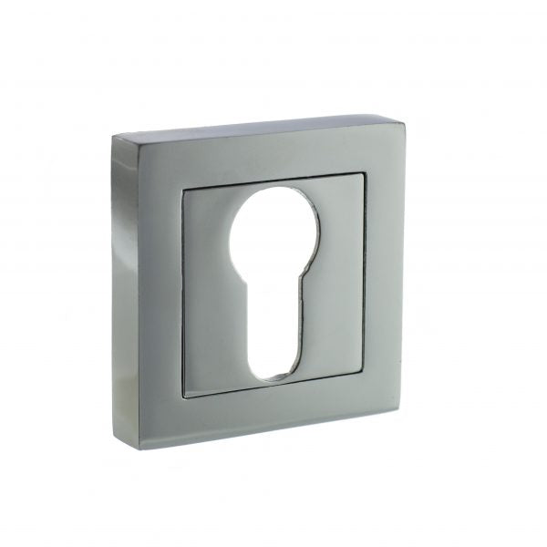 Status Square Escutcheons - Polished Chrome