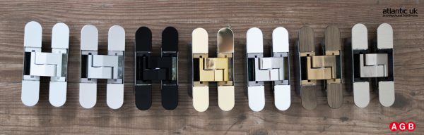 Eclipse Fire Rated Adjustable Concealed Hinge – Polished Nickel - Single