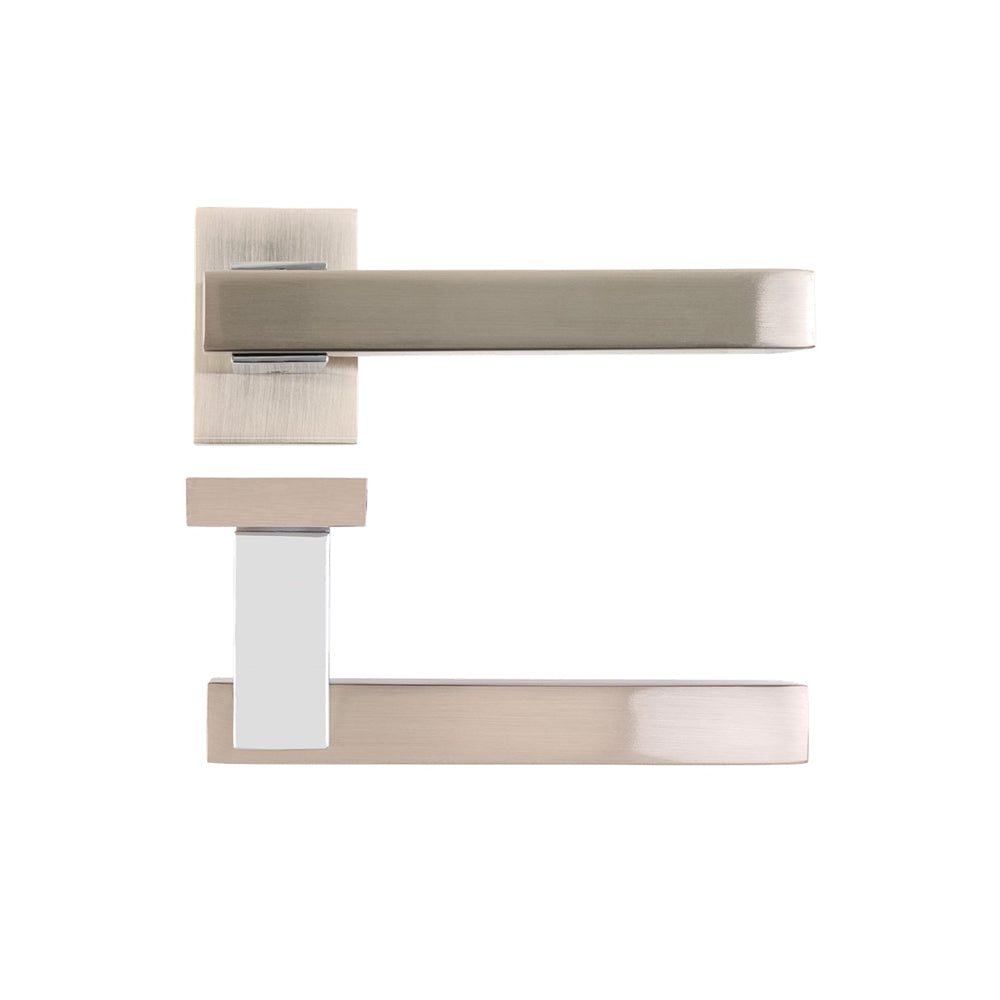 Argo Satin Nickel/Polished Chrome Finish Urban Handle