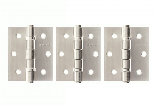 Ball Bearing Hinges - Set of 3 - Satin Nickel