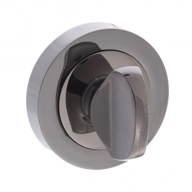 Colorado - Black Nickel Handle Pack - Bathroom Lock