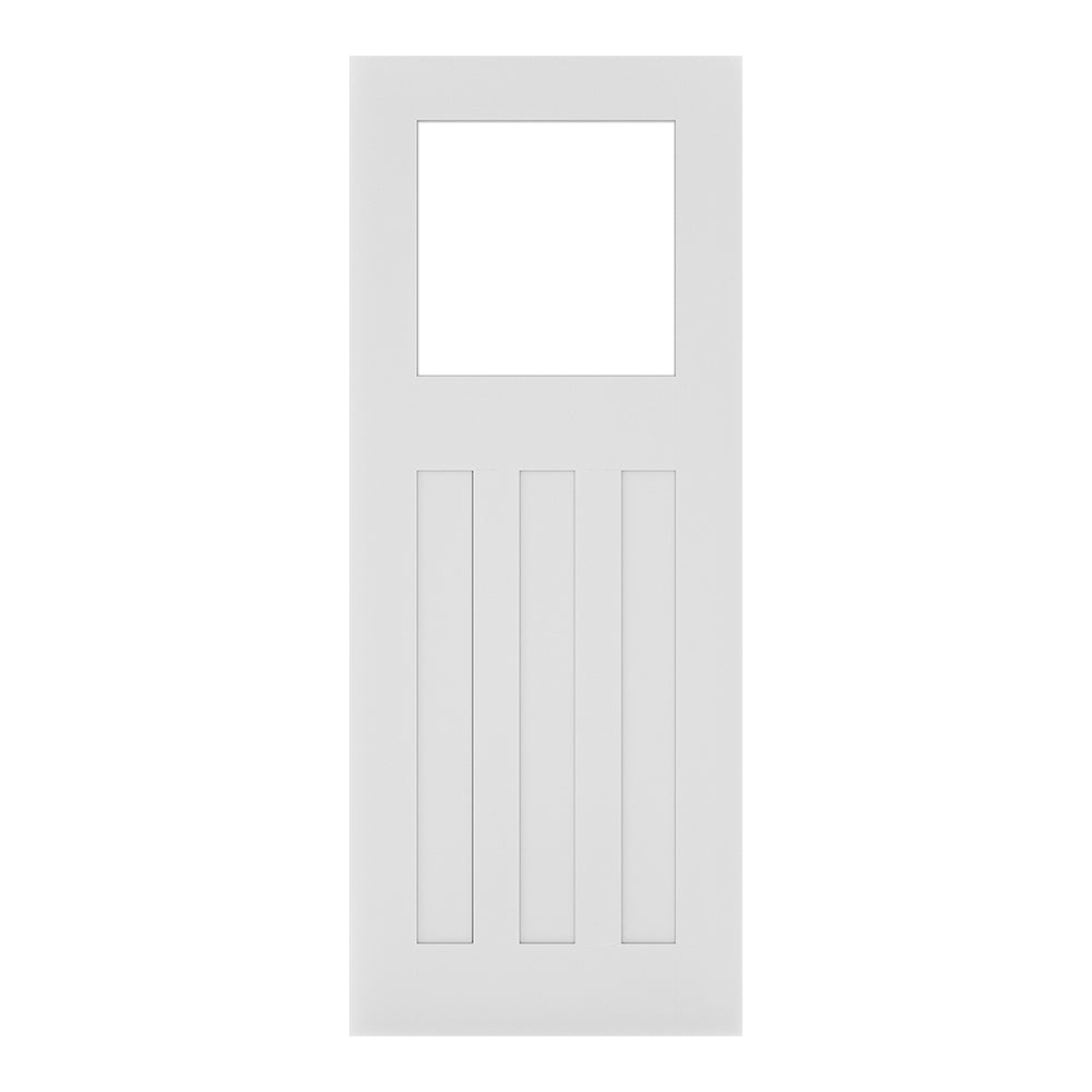 Cambridge Glazed White Primed Doors