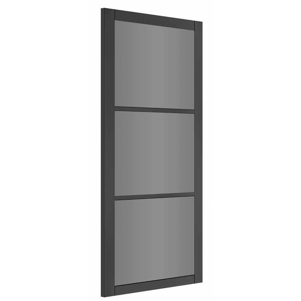 Camden Tinted Glazed Pre-finished Black Doors