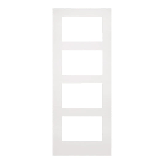 Coventry Clear Glazed White Primed Doors