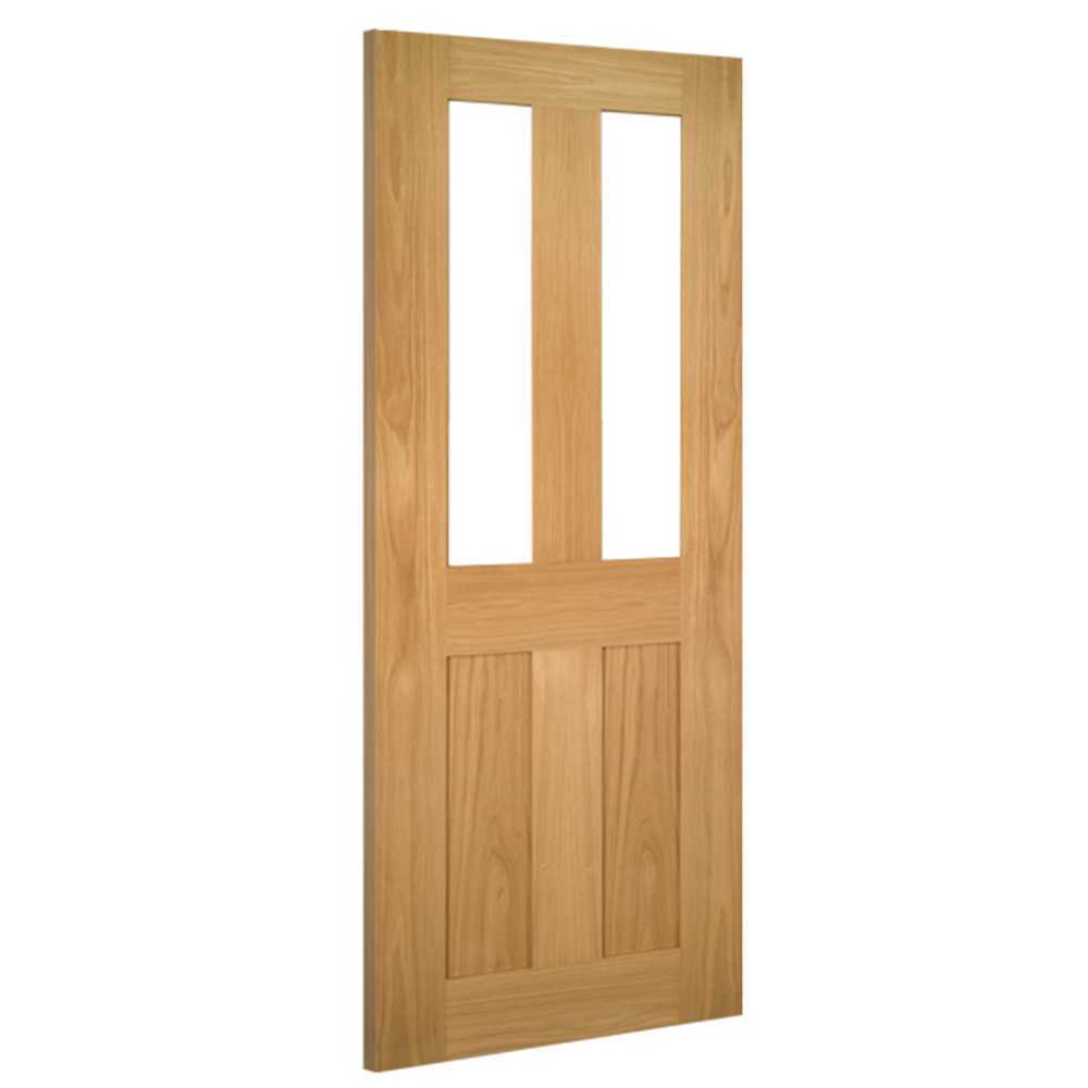 Eton Glazed Unfinished Oak Doors