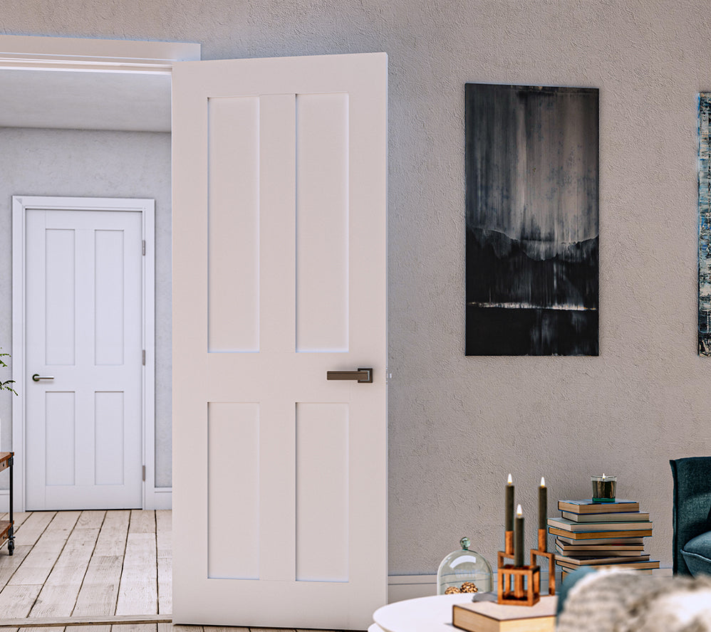 Eton White Primed Doors