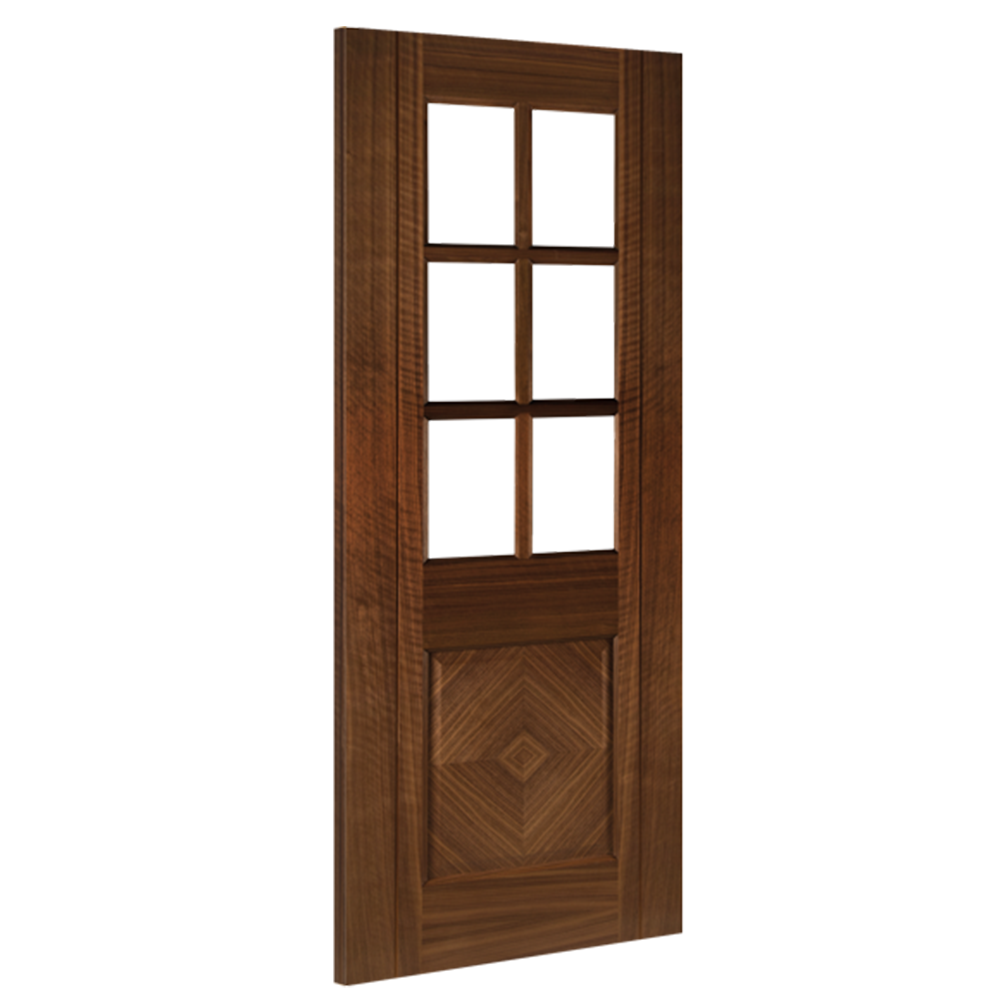 Kensington Glazed Pre-finished Walnut Doors