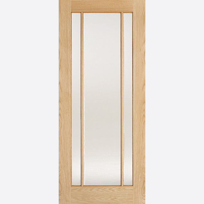 Lincoln Frosted 3L Glazed Oak Doors