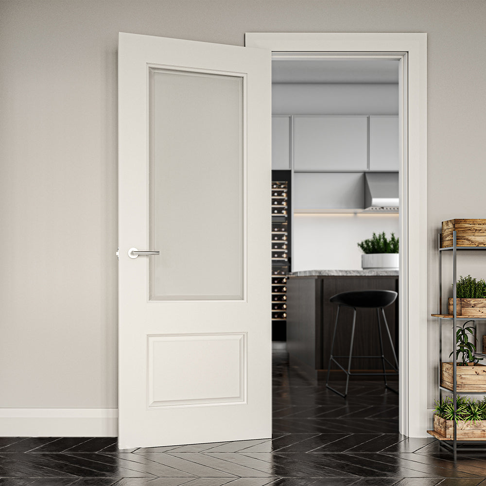 Madison Glazed White Primed Doors