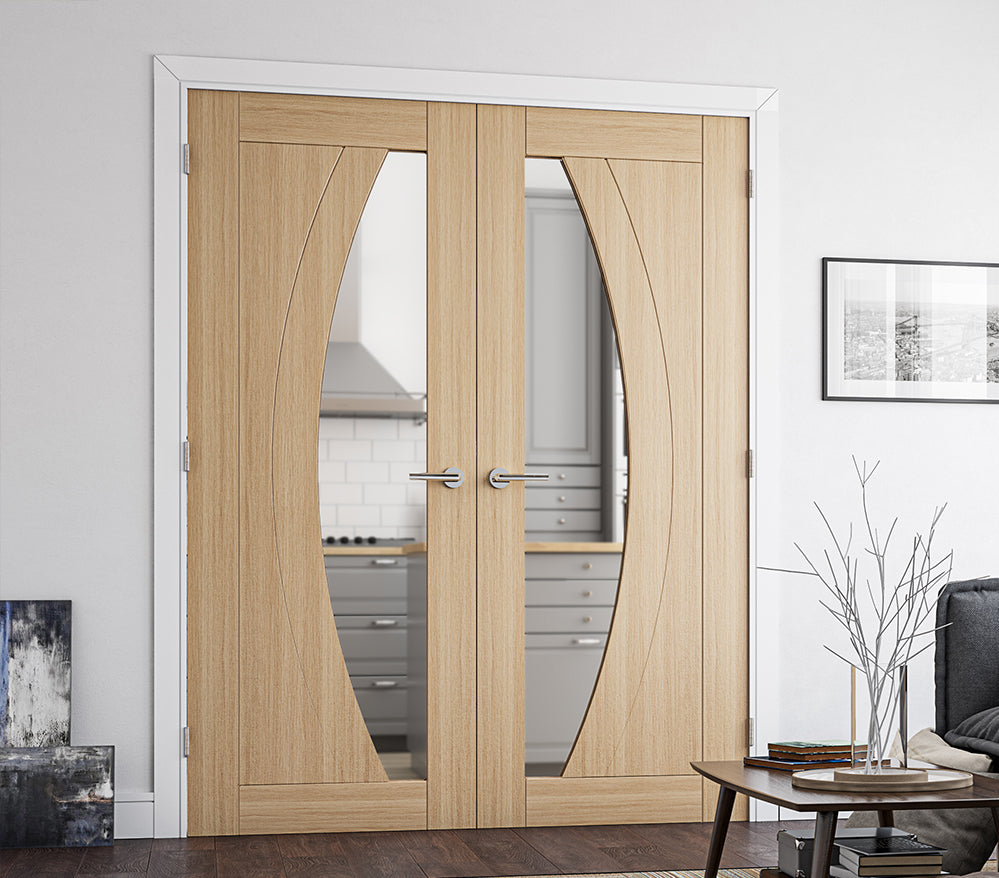 Ravello Glazed Pre-finished Oak Doors