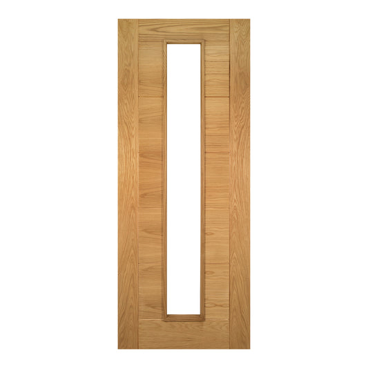 Seville 1L Glazed Pre-finished Oak Doors