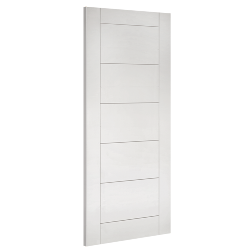 Seville White Primed Doors
