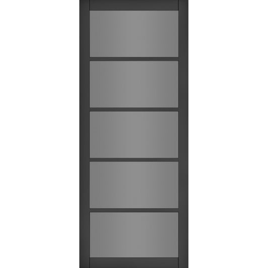 Shoreditch Tinted Glazed Pre-finished Black Doors